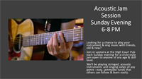 Sunday Evening Acoustic Jam Session