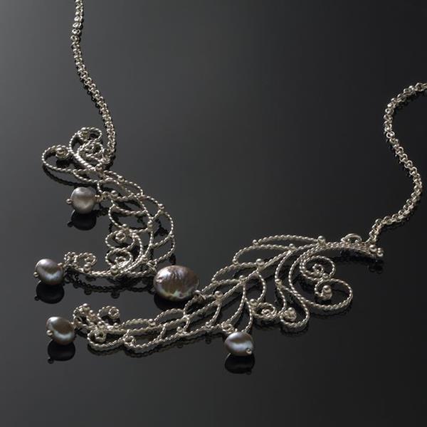Feather Filigree Necklace