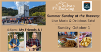 Last Summer Sunday of the season at Sylvan Brewing: My Friends and I