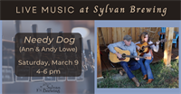 Live Music at Sylvan Brewing: Needy Dog (Ann and Andy Lowe)