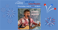 4th of July Live Music with Johnny Rislove at Sylvan Brewing (rain or shine!)