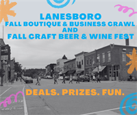 Fall Boutique & Business Crawl and Fall Craft Beer & Wine Fest