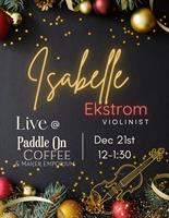 Live Music - Isabelle Ekstrom at Paddle On