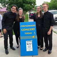 Stringwood Outreach Performances at Lanesboro Arts Gallery and Paddle On Coffee