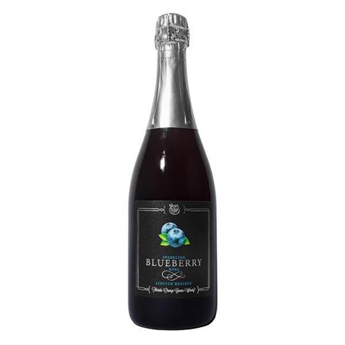 Sparkling Blueberry Champagne