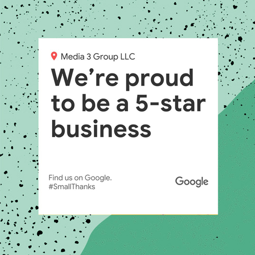 We're Proud to be a 5-Star Google Business
