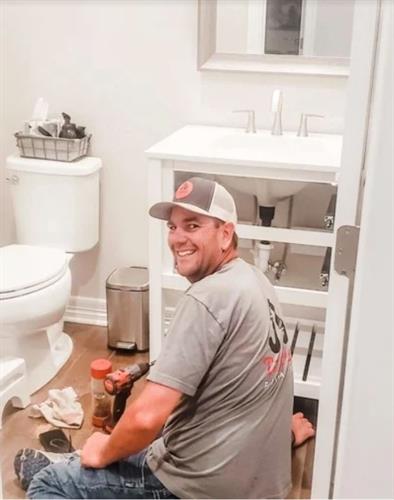 Jayce gets hands on with several of the jobs 