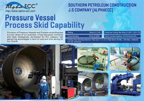 Pressure vessel/process skids and modules facility