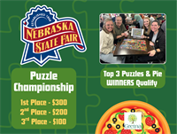 News Release: City of Gretna to Host Nebraska State Fair Puzzle Championship Qualifier at Puzzles & Pie Event