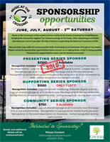 Music at the Crossing Summer Concert Series Sponsorship Oppurtunities