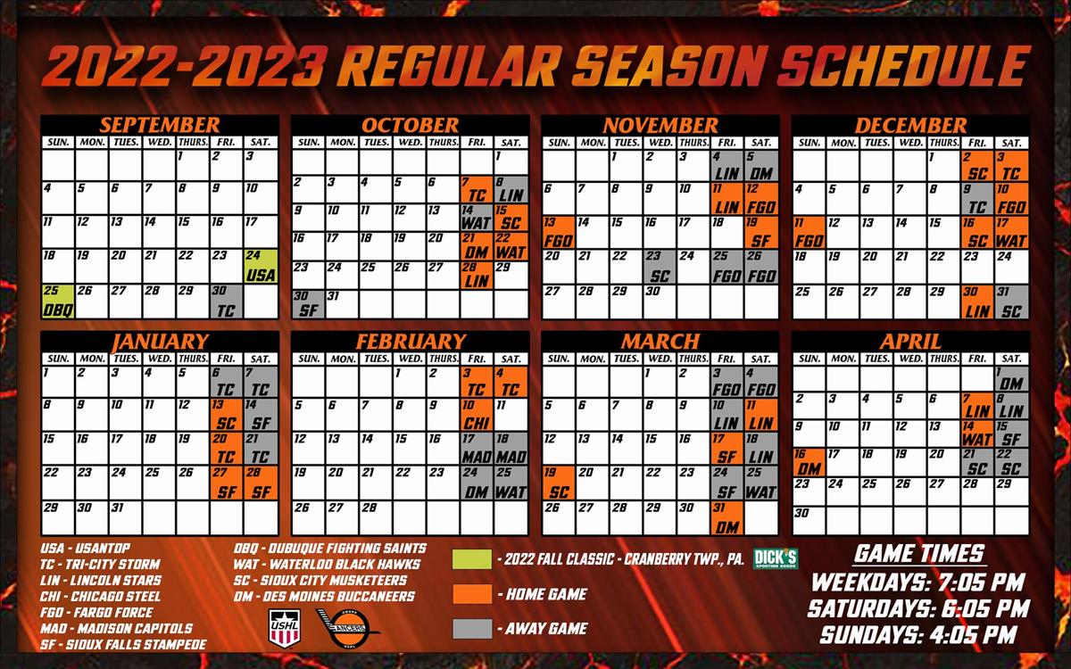 20222023 Omaha Lancers Schedule released! News Sarpy Chamber