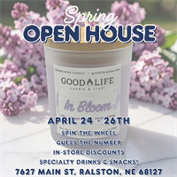 Spring Open House at Good Life Candle & Craft