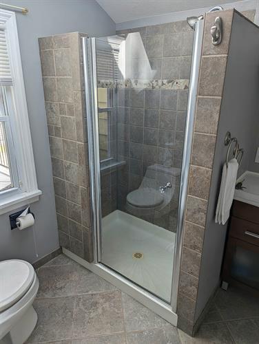 Shower Glass Door Protection After