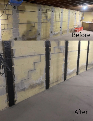 Foundation Stabilization with Carbon Fiber