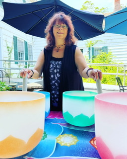 Reiki & sound bowl healing sessions in our salt room are a relaxing event with Brenda!