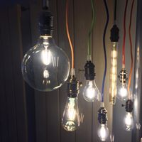 Vintage filament lamps are all the rage right now. Thankfully, we've got LED filament lamps, so you can get the vintage style with a modern energy efficient technology. The possibilities are endless when you pair them with any of the colorful cord and socket sets.
