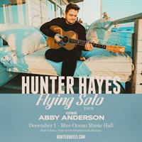 Hunter Hayes: Flying Solo Tour at Blue Ocean Music Hall