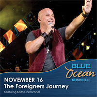 The Foreigners Journey ft. Keith Carmichael at Blue Ocean Music Hall