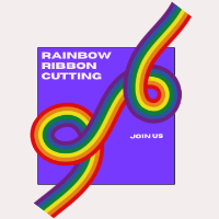 Rainbow Ribbon Cutting- Next Home Modern