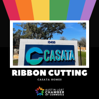 Rainbow Ribbon Cutting: Casata Homes