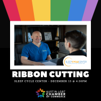 Rainbow Ribbon Cutting - Sleep Cycle Center