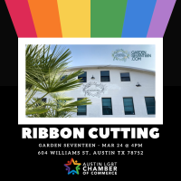 Rainbow Ribbon Cutting at Garden Seventeen