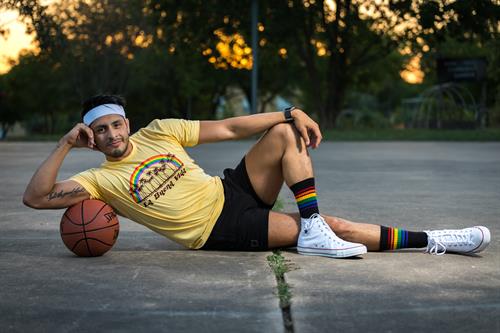 anyone want to play ball in your pride socks?!