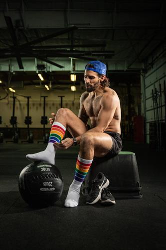 get your workout on with your pride socks