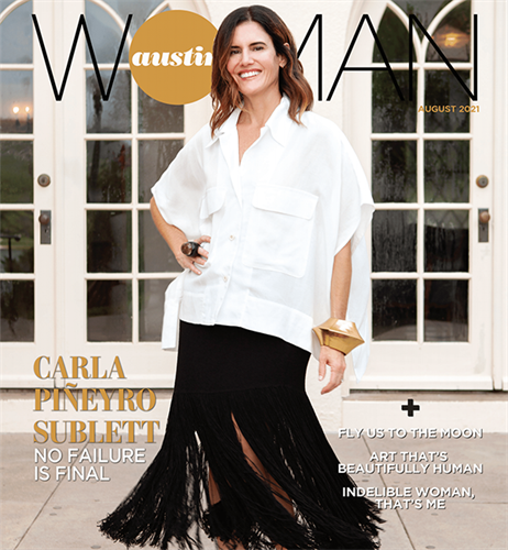 Carla Pinyero-Sublett for Austin Woman magazine, photo by Rudy Arocha