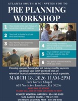 Funeral Pre-Planning Workshop
