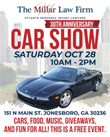 The Millar Law Firm 30th Anniversary Car Show