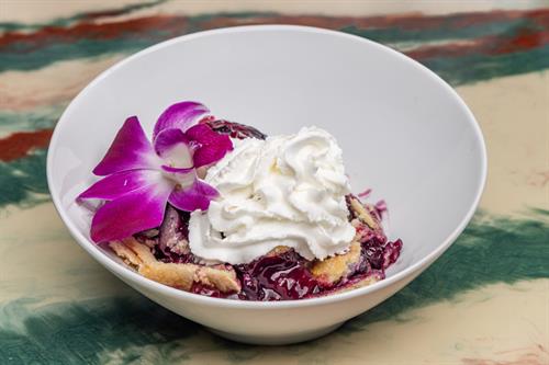 Mango Berry Cobbler