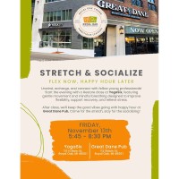ROYAL Strech & Socialize @ Yoga 6 and The Great Dane