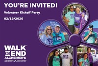 2026 Walk to End Alzheimer's Volunteer Kickoff Party