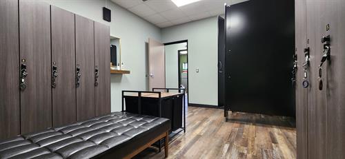 Lockers with Changing Room