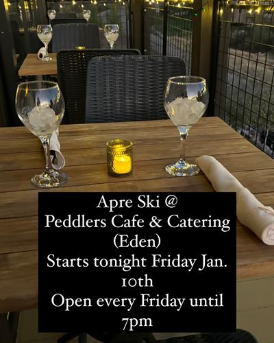 on January 10th 2025 and every Friday after we are open for dinner until 7 pm with Live Music