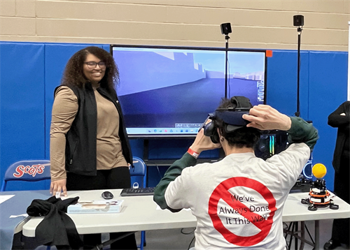 Bechtel Participates in the Ogden School District Aerospace & Defense Industry Demo at Ben Lomond High School