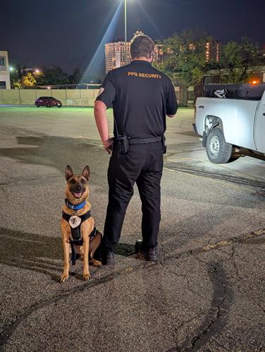 Security Officer with K9