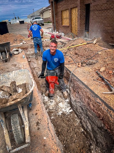 Our students learning construction skills hands-on while renovating our new campus in North Salt Lake.