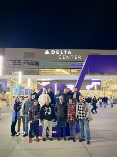 Some of our students who attended the Jazz Vs Clippers game in 2026.
