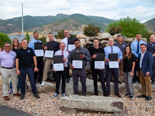 Our 2025 Weber State University Supply Chain Management (SCM) graduates & WSU staff.