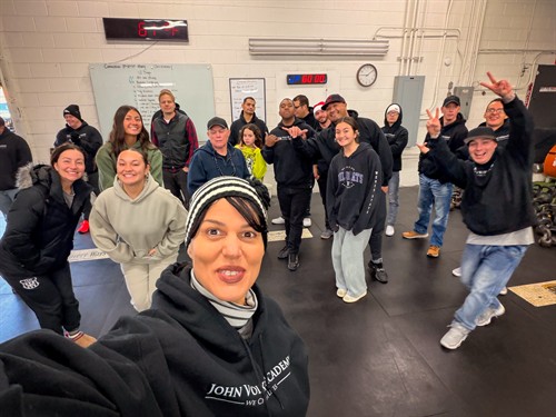 Staff and students partnered with Fit to Recover (FTR), another non-profit, for a service project on Christmas morning.