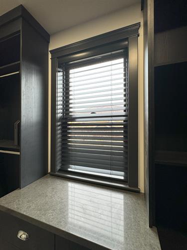 Black Real Wood Blinds