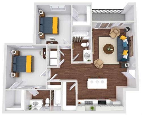 2X2 Floorplan