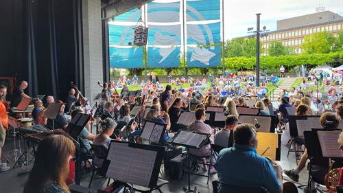 Getting ready to perform our summer Untamed POPS! concert