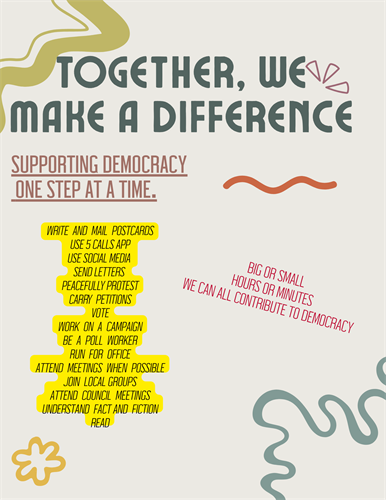 GET INVOLVED!  YOU ARE LIVING WHAT YOU VOTE FOR!