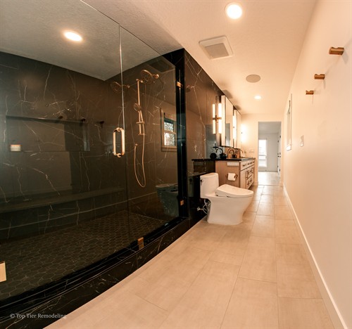 Contemporary Bathroom Remodel East Bench Ogden | The Fitzgerald Project