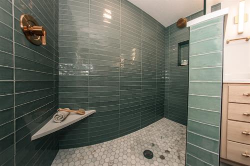 Bathroom Remodel with Tile Shower