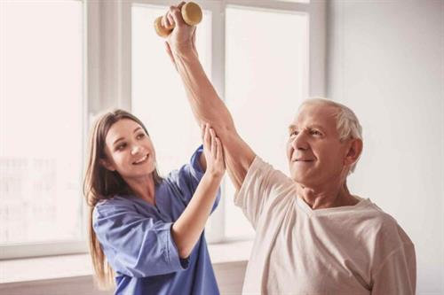 Our Physical Therapists will work with you to gain strength and more independence