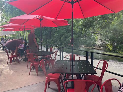 Riverwalk seating Riverwalk seating